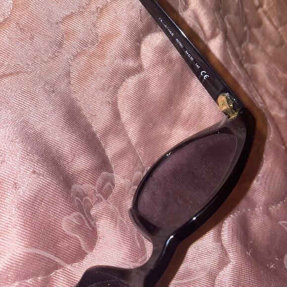 Kate Spade Samantha/s 8079O Black‎ Round Cat Eye Gray Sunglasses 54-20 140 - Picture 6 of 9
